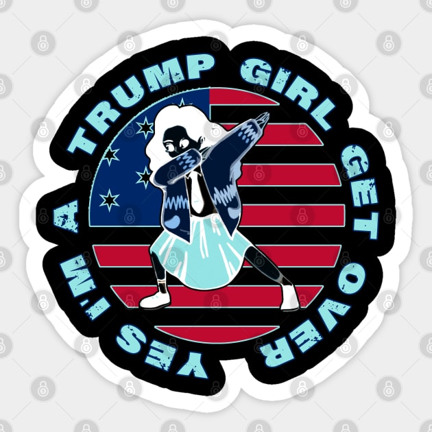 the trump girl Sticker by LedDes